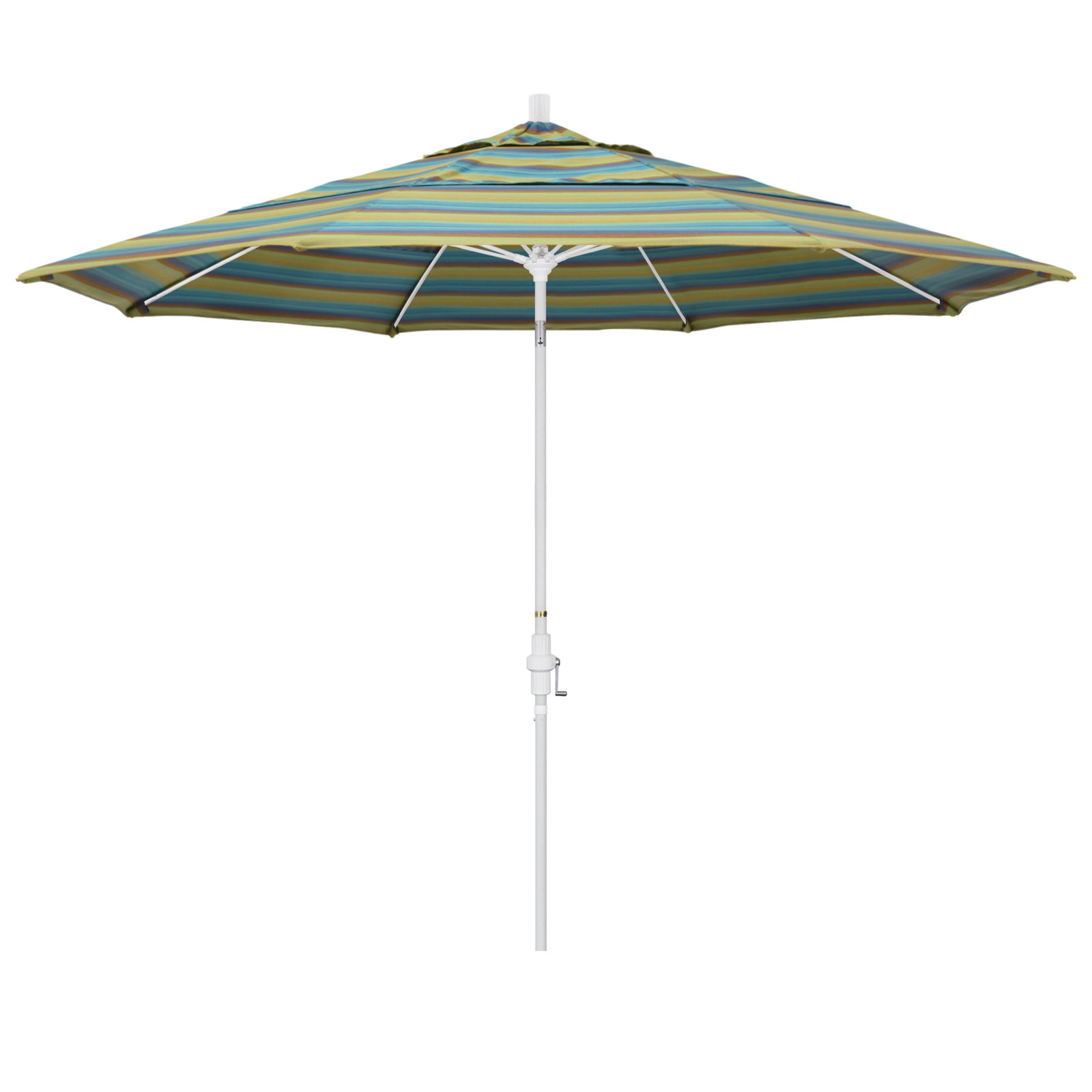 Brent 132'' Sunbrella® Outdoor Umbrella, Astoria Lagoon Sunbrella®