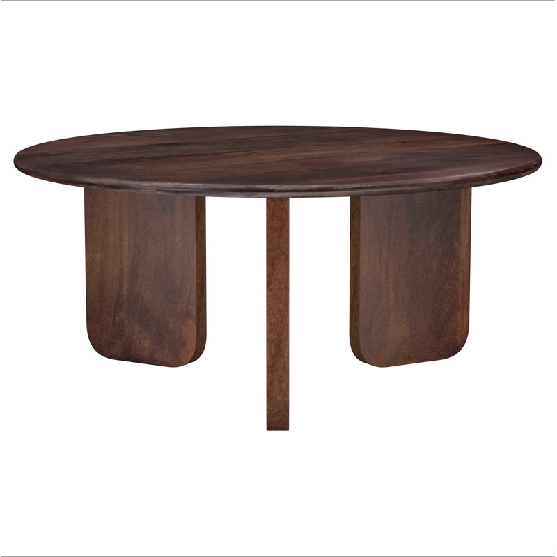 Columbo Brown Round Coffee Table