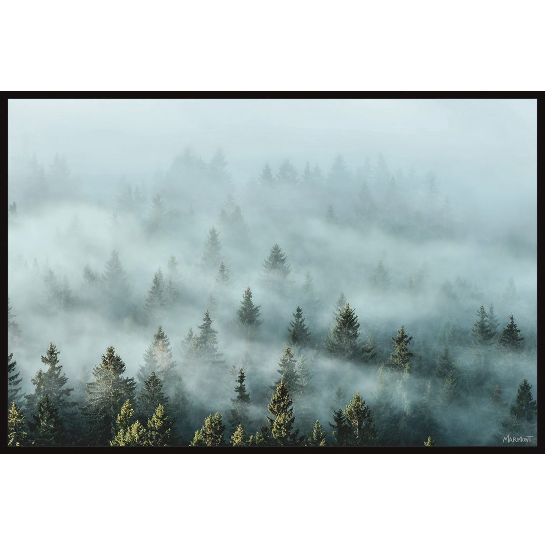 Misty Morning Glaze by Marmont Hill - Floater Frame Painting on Canvas