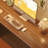 Nut-brown L-Shaped Solid Wood writing desk-118342393-118342396