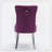 Modern Glam Velvet Upholstered Dining Chair with Pull Ring (Set of 2)-1646401604-1646401631