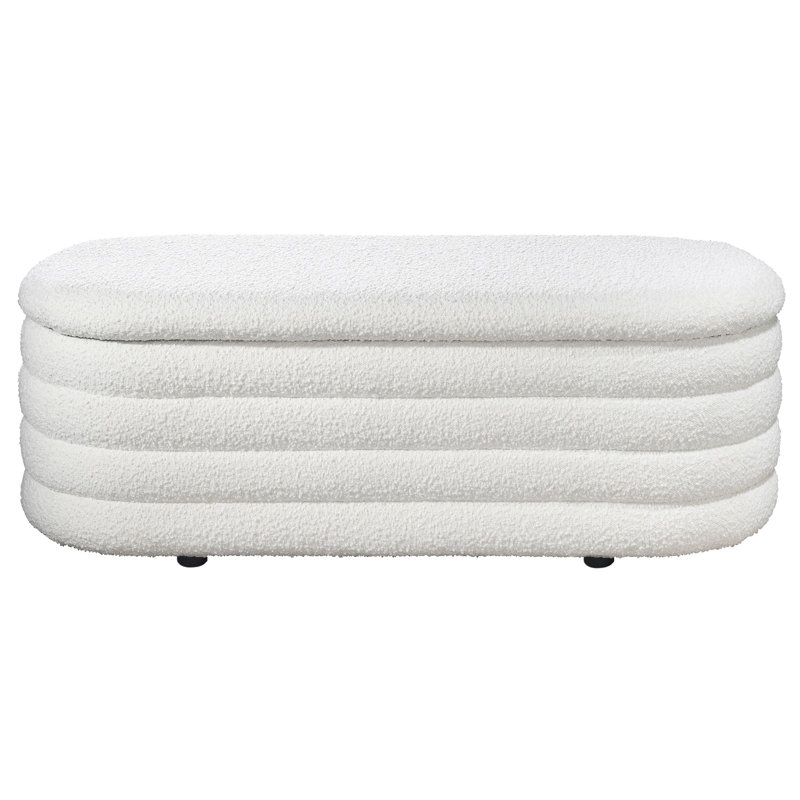 Banc de rangement rembourré Shreyas