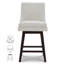 Tabouret de comptoir pivotant rembourré 26 po Zahara-70448600-114019149