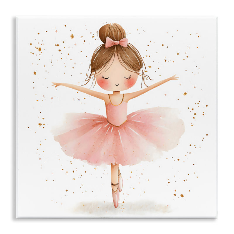 Plaque murale Sweet Ballerina Pose, design par Creative Studio