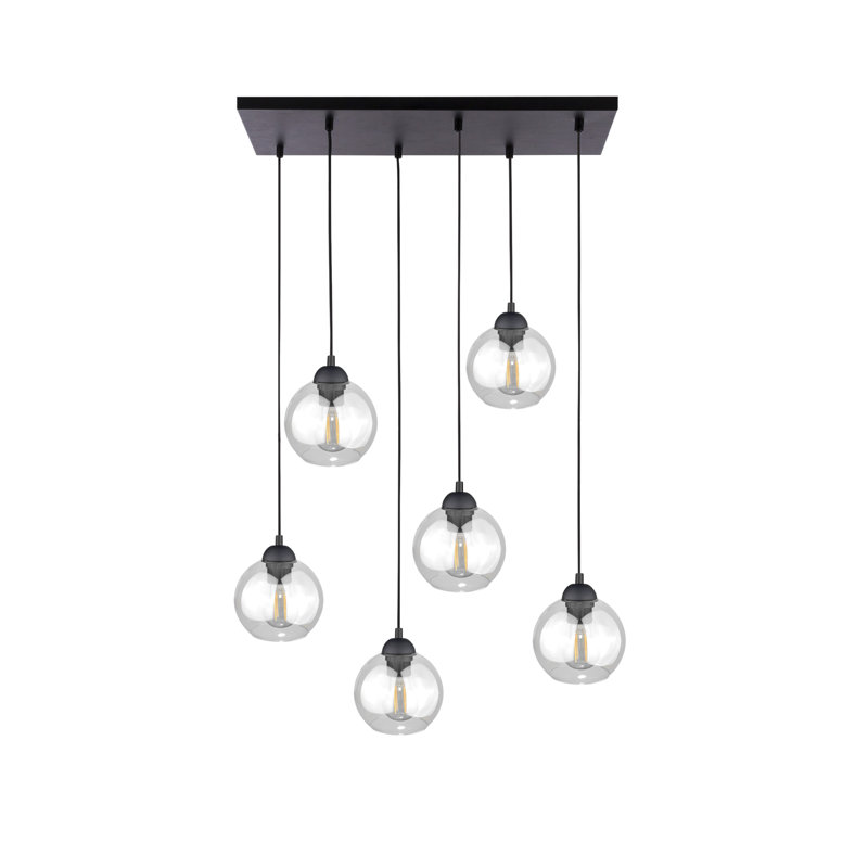 Betts 6 - Light Kitchen Island Pendant, Black