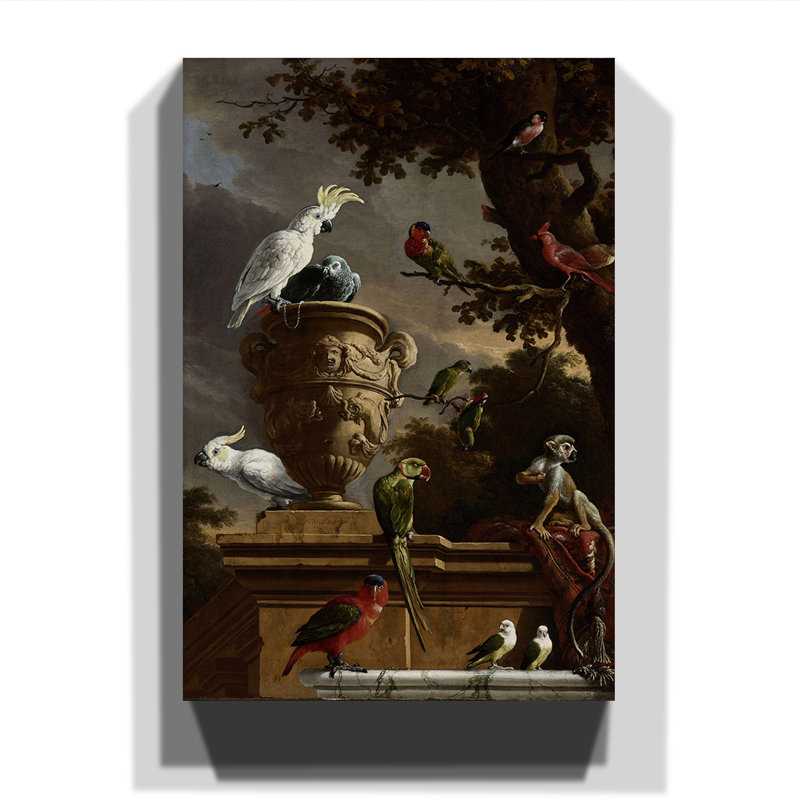 Melchior DHondecoeter - Wrapped Canvas, 100cm H x 70cm W
