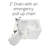 Ella Mobile 26"x45 Acrylic Hydro Massage Walk-In Bathtub with Left Outward Swing Door, 2 Piece Fast Fill Faucet, 2" Drain-89191102