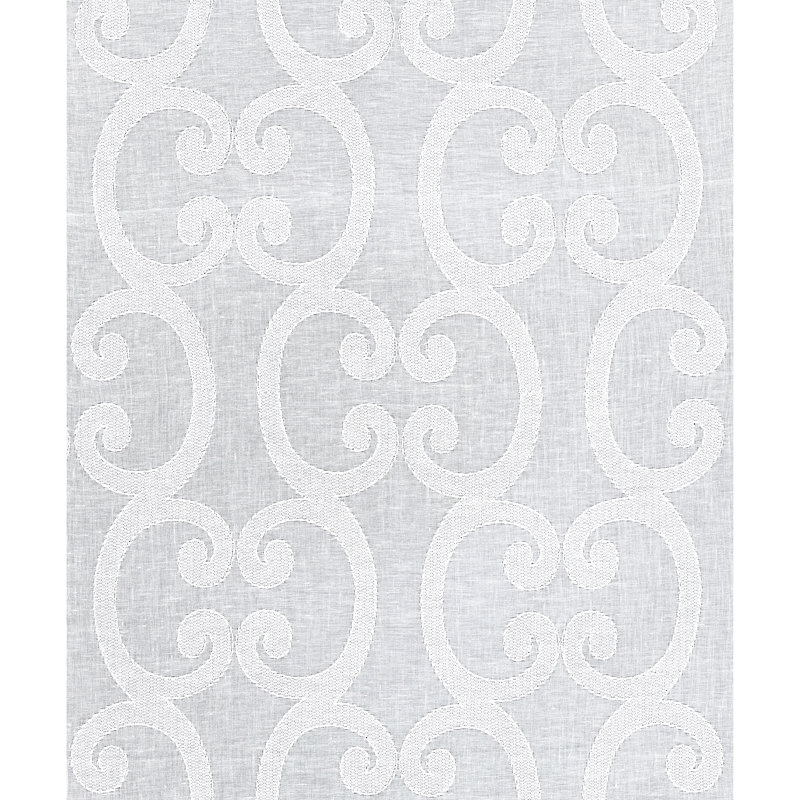 Atmosphere Sheers Ornamento Fabric, Snow