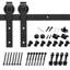 Ensemble de quincaillerie de porte de grange simple rail standard-891751805