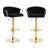 Christal Swivel Upholstered Adjustable Height Counter Stool-102527015