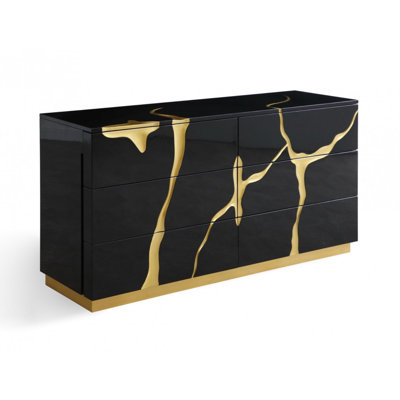 Commode 6 tiroirs l 66 po Velva