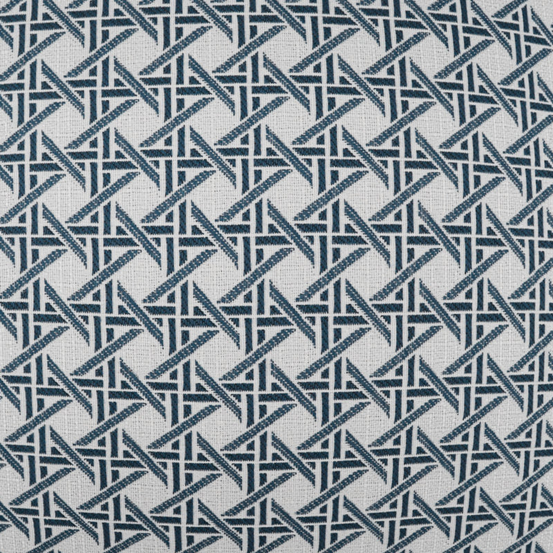 Coussin décoratif d'extérieur Pella, Bleu, Carré 22 po