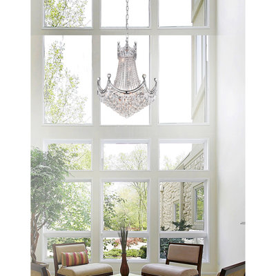 Basile 15 - Light Dimmable Empire Chandelier