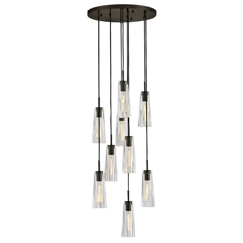 Cosette 9 - Light Pendant, Black Oxide