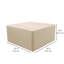 Repose-pieds d'extérieur carré de 36 po avec Sunbrella®, H 18 po-124965887