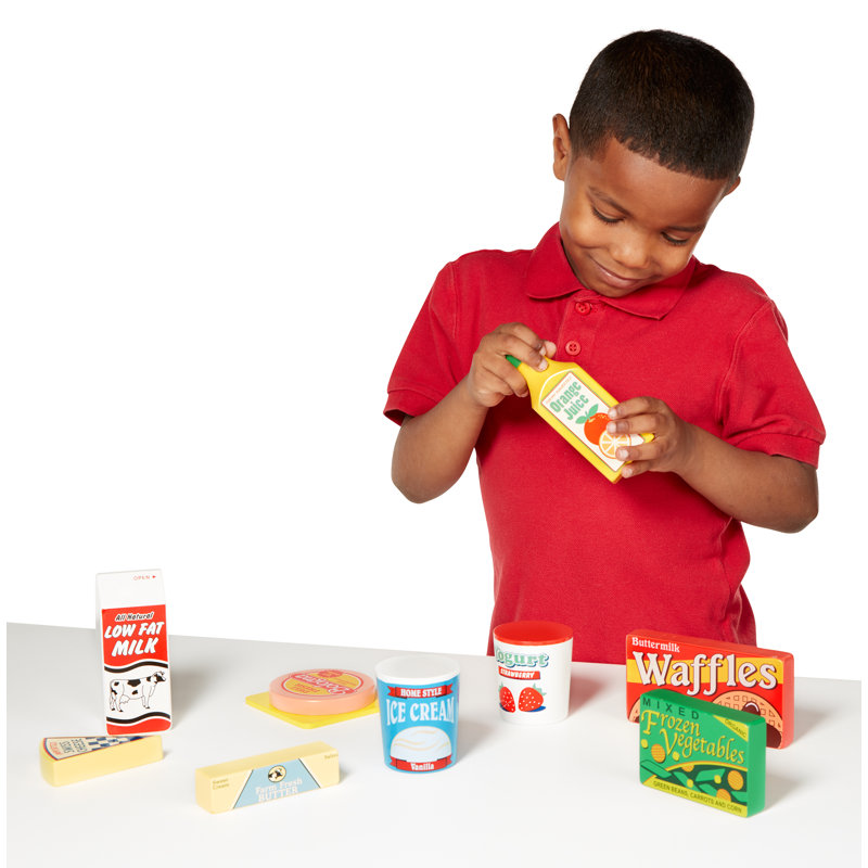 Fridge Food Set Wooden Play Food Set