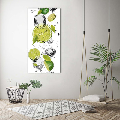 Limonka And Water - Wrapped Canvas Print
