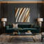 Art mural sur toile gris clair DiagonalStripes-2051594959