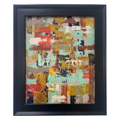 Community - Original Mixed-Media Abstract Painting by J. Kent Martin