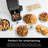 Ninja SL201 DoubleStack 2-Basket Air Fryer, DoubleStack Technology Cooks 4 Foods at Once, Space Saving Design, 8 QT, 6-in-1, Smart Finish & Match Cook, Air Fry, Broil, Bake, Easy Meals, Easy Clean