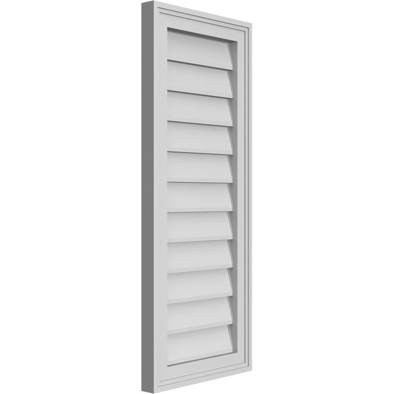 Cadre en brique, brun clair apprêté, H 34 po x l 14 po x P 1,5 po