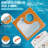13×13FT Inflatable Sea Pool, Swimming Pool Platform with Safety Net, Modular Swim Air Dock with Electric Air Pump for Ocean Party, Dual Depth Design & Non-Slip Surface
