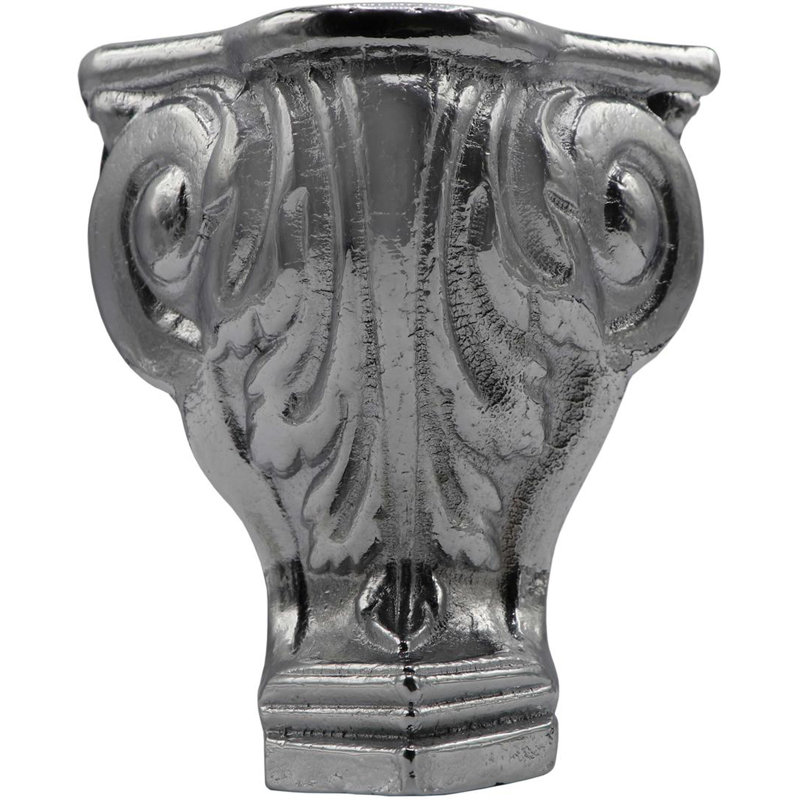 ILVE Range Burnt Scroll Foot (Brass), Chrome