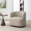 Fauteuil demi-tonneau pivotant de 32 po Tybias-1877948620