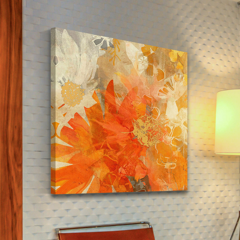 Evelia - Wrapped Canvas Painting, 66cm H x 66cm W x 2cm D