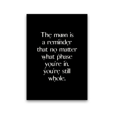 The Moon Is A Reminder by Planeta444 - Print