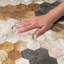 Tapis octogonal à poil long de qualité supérieure lavable à la machine ADS104-1682189420