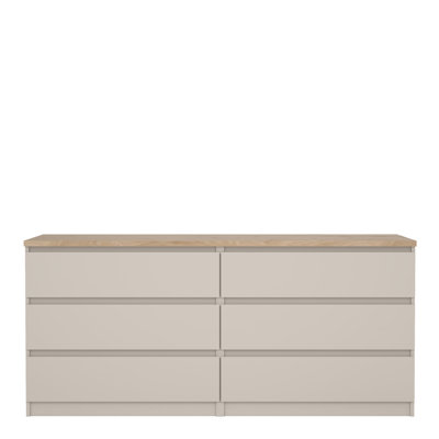 Naia 153.8 cm W Chest of 6 Drawers