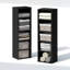 Organisateur de placard à 10 niveaux, tablette ouverte, largeur 30,5 cm, pour placard ou chambre, en bois noir-122253338