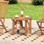  Table d'appoint d'extérieur en bois d'acacia Adirondack avec tablette de rangement Naturel-1268108313