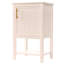 Meuble-lavabo de 20 po avec lavabo, armoire de salle de bain avec porte à fermeture douce, support de rangement et tablette ouverte-111123788