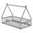 Tent-shaped Floor Bed,teepee Bed With Guardrails,slats-1226025877-1226025874