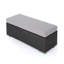 Siège de jardin pour terrasse - capacité de 300 lb, fer enveloppé de résine, coussin de mousse de banc d'extérieur confortable, espace de détente