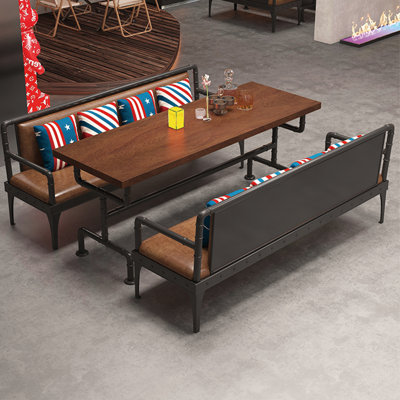 Kanaja Solid Wood Top Trestle Dining Set