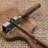 Knife Sharpener - Handheld Manual Sharpening Tool for Fixed Blades, Pocketknives, and Kitchen Knives - Blade Sharpener with Rotating Steel Sharpening Discs and Bubinga Handle by Kings County Tools
