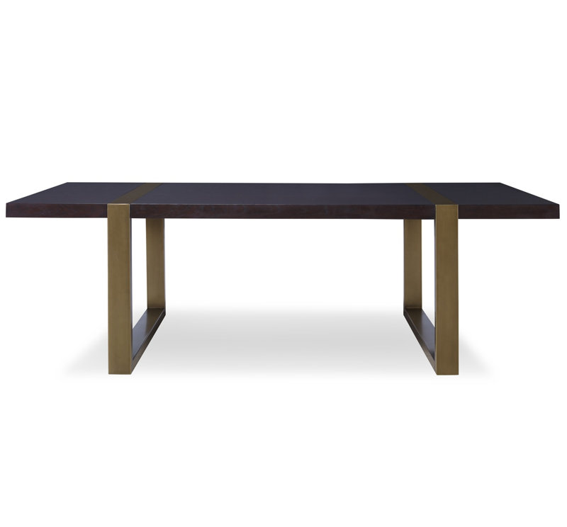 Mercer Dining Table, Warm Dark Oak