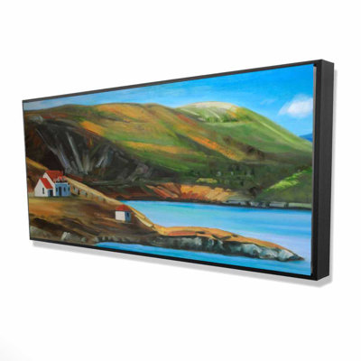 «Scottish Valley», art sur toile - romantique vert