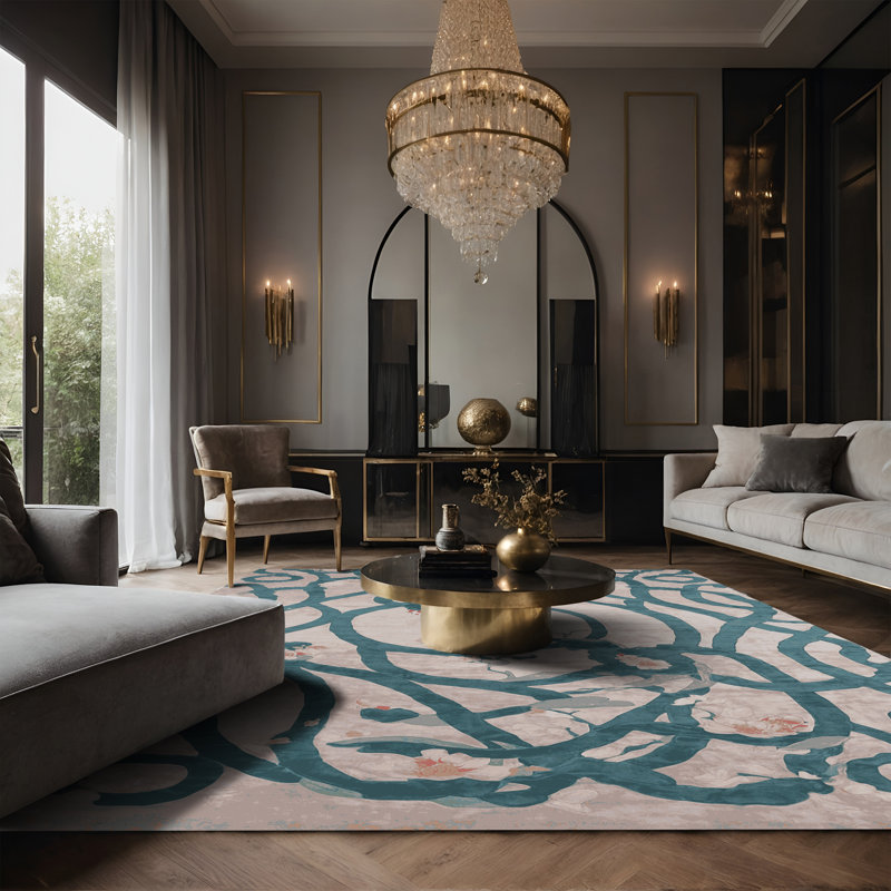 Tapis gris soyeux et moelleux, Tapis de couloir 2 pi x 4 pi