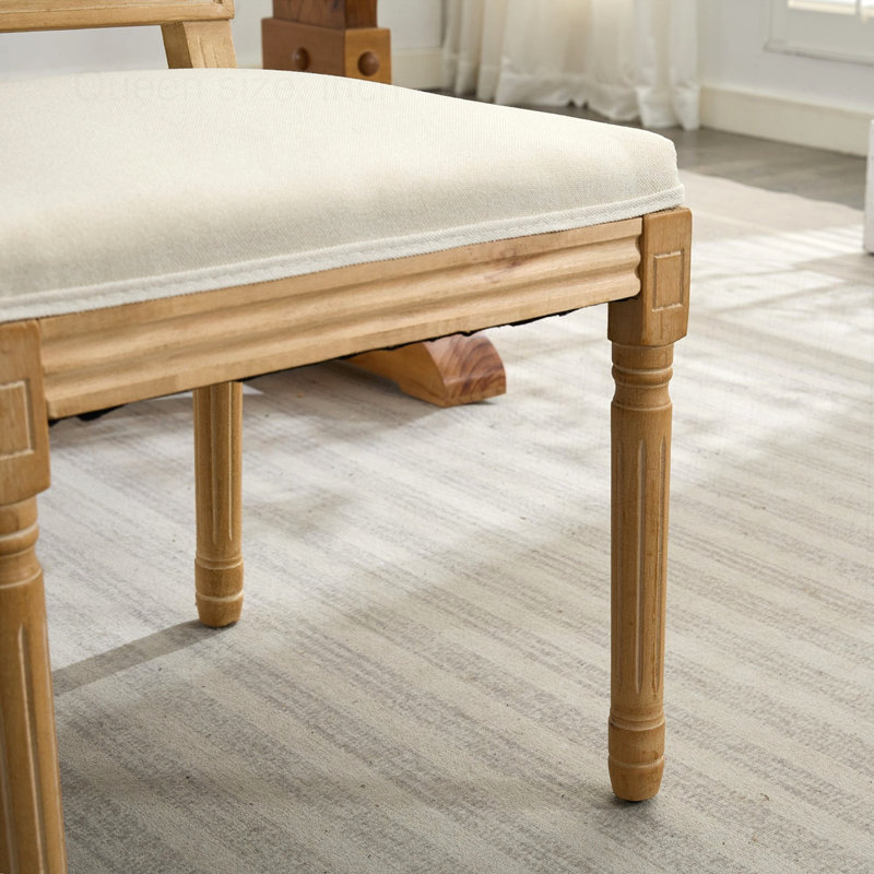 Ensemble de 2 chaises French Decor, Beige