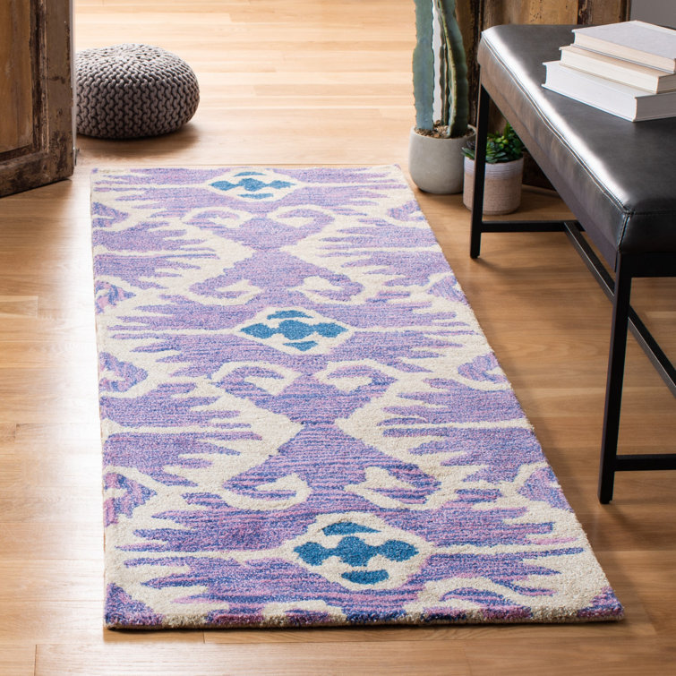 Kouerga bHand Tufted Wool Ikat Rug