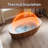 63" Solid-surface Freestanding Soaking Tub — White Interior Wood-grain Exterior With Recessed Dimple Texture Integrated Headrest
