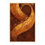 Tapis oriental moelleux et moelleux de style oriental pudding de Noël brun clair - Reliure brun clair-347097004