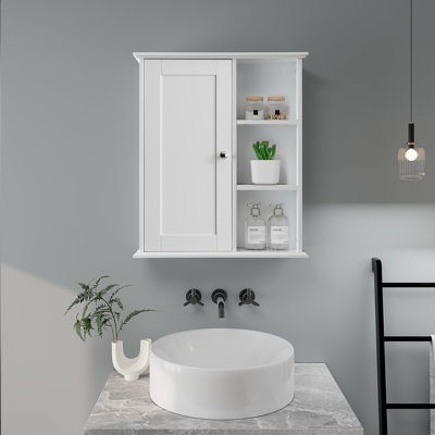 Dayonte Wall Bathroom Cabinet Over The Toilet Storage