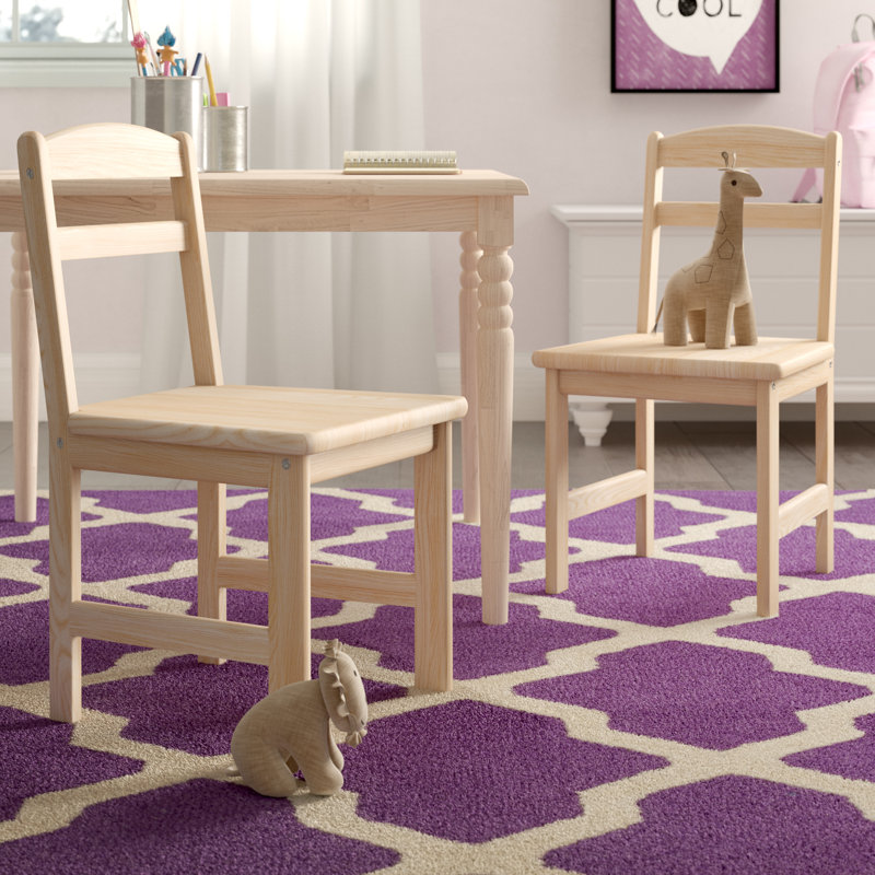 Dmitry Kids Solid Wood Desk or Activity Chair