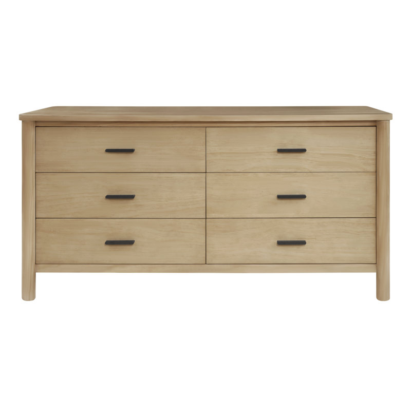 Shinji 66'' W 6 - Drawer Dresser, Beige