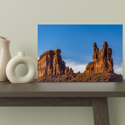 View Of Big Rock On Valley Of The Gods, Mexican Hat, Utah, Usa Abstract Contemporary Landscape Nature Wall Art